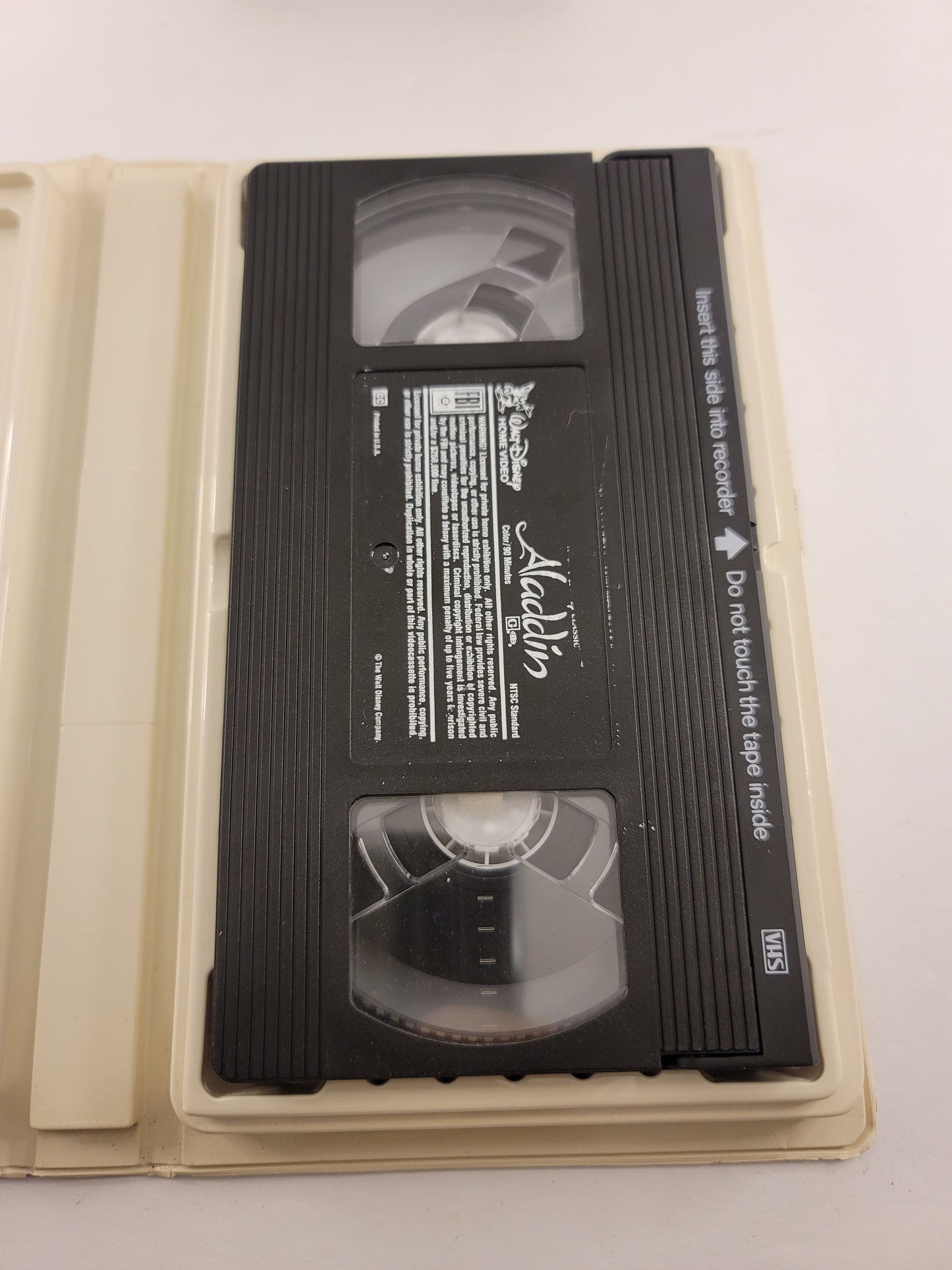 Vintage Disney Black Diamond VHS Bundle - Fox and the Hound, Jungle Book, Aladdin, Robin Hood