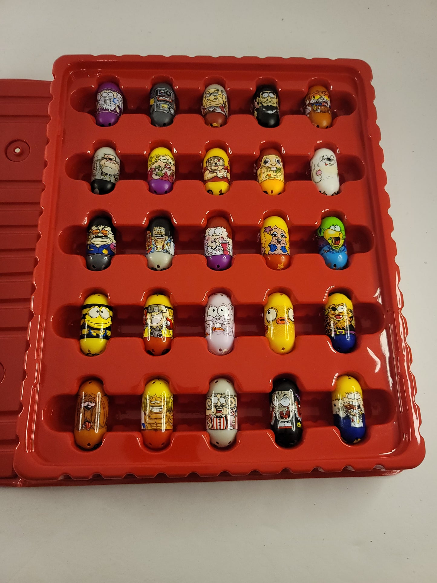 93 Assorted Mighty Beanz with 2 Cases