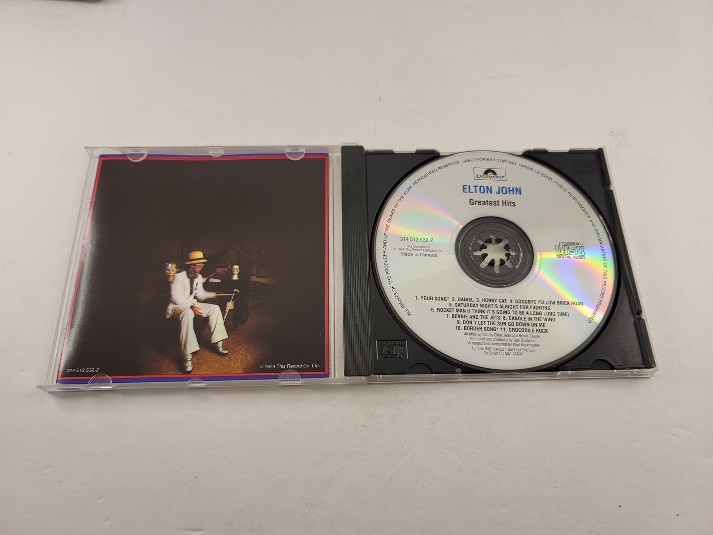 Greatest Hits by Elton John (CD, Oct-1990, Rocket Group Pty LTD)