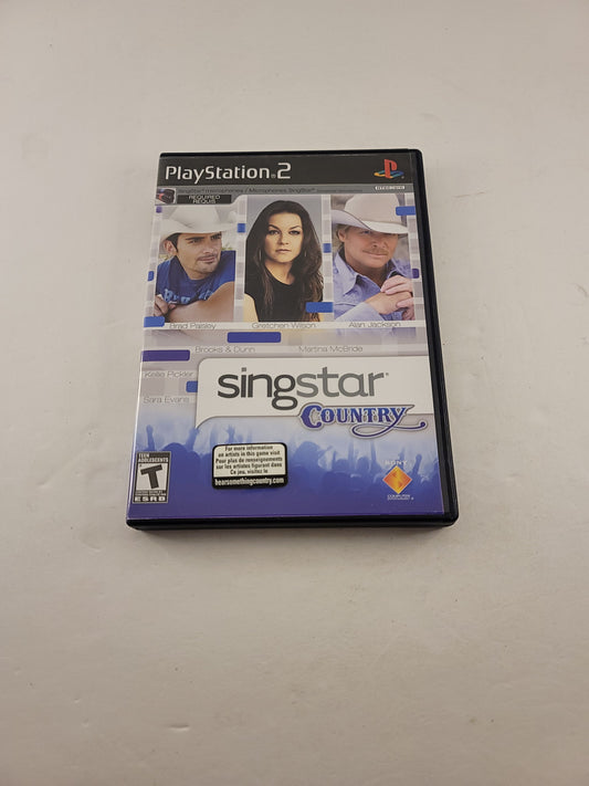 SingStar: Country (Sony PlayStation 2, 2008)