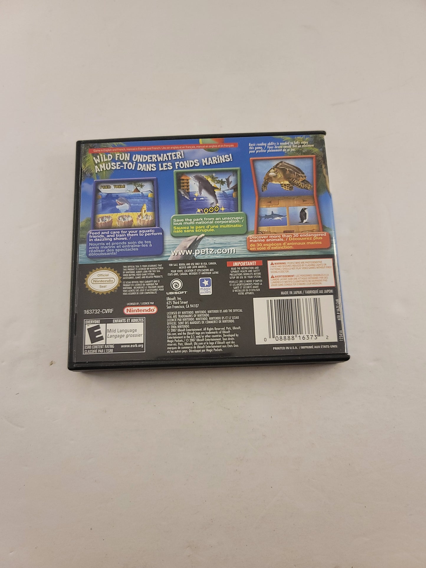 Petz Wild Animals: Dolphinz (Nintendo DS, 2007)