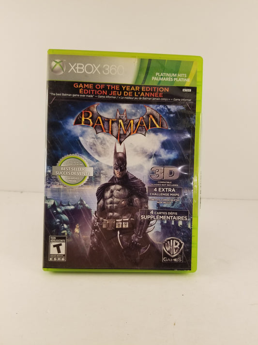 Batman Arkham Asylum Game of the Year Edition - Xbox 360