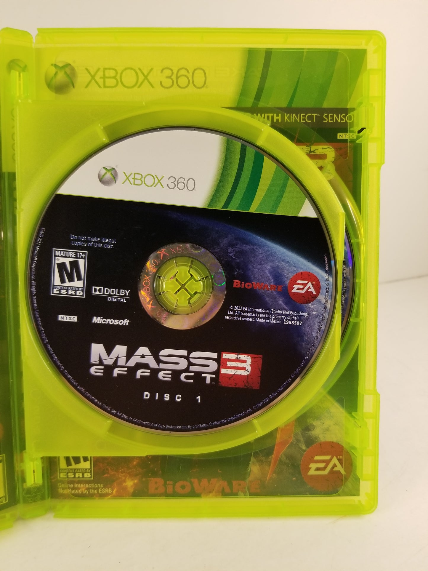 Mass Effect 3 (Microsoft Xbox 360, 2012)