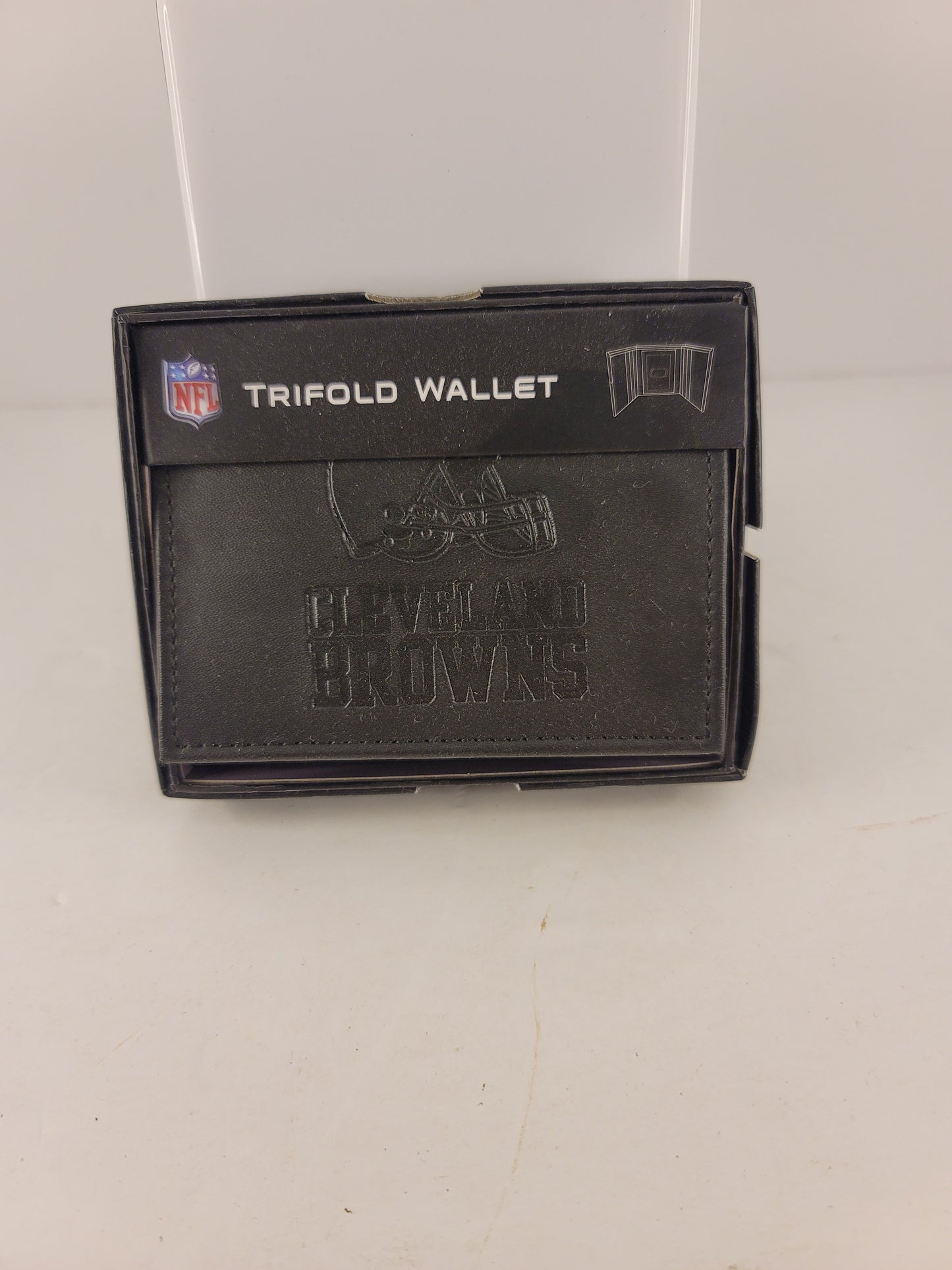 Cleveland Browns Genuine Leather Trifold Wallet