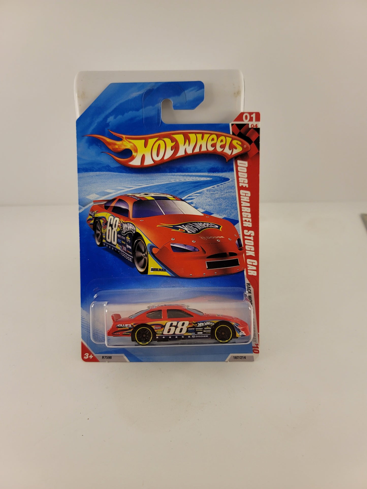 Hot Wheels Dodge Charger Stock Car - Race World Speedway - 167/214 - R7598