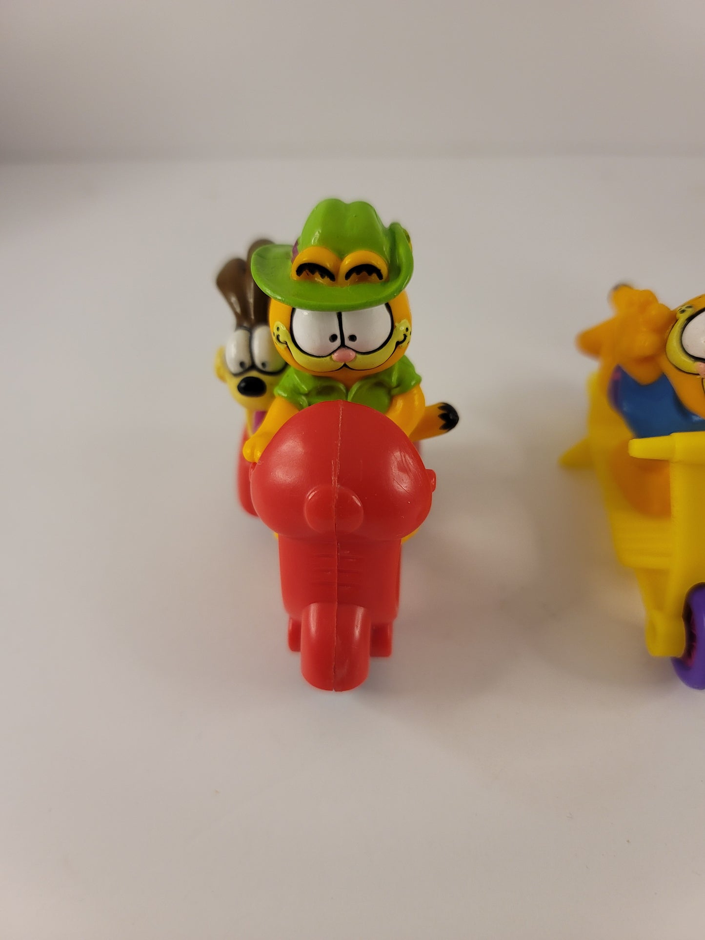 3 Vintage Garfield McDonalds Happy Meal Toys 1988