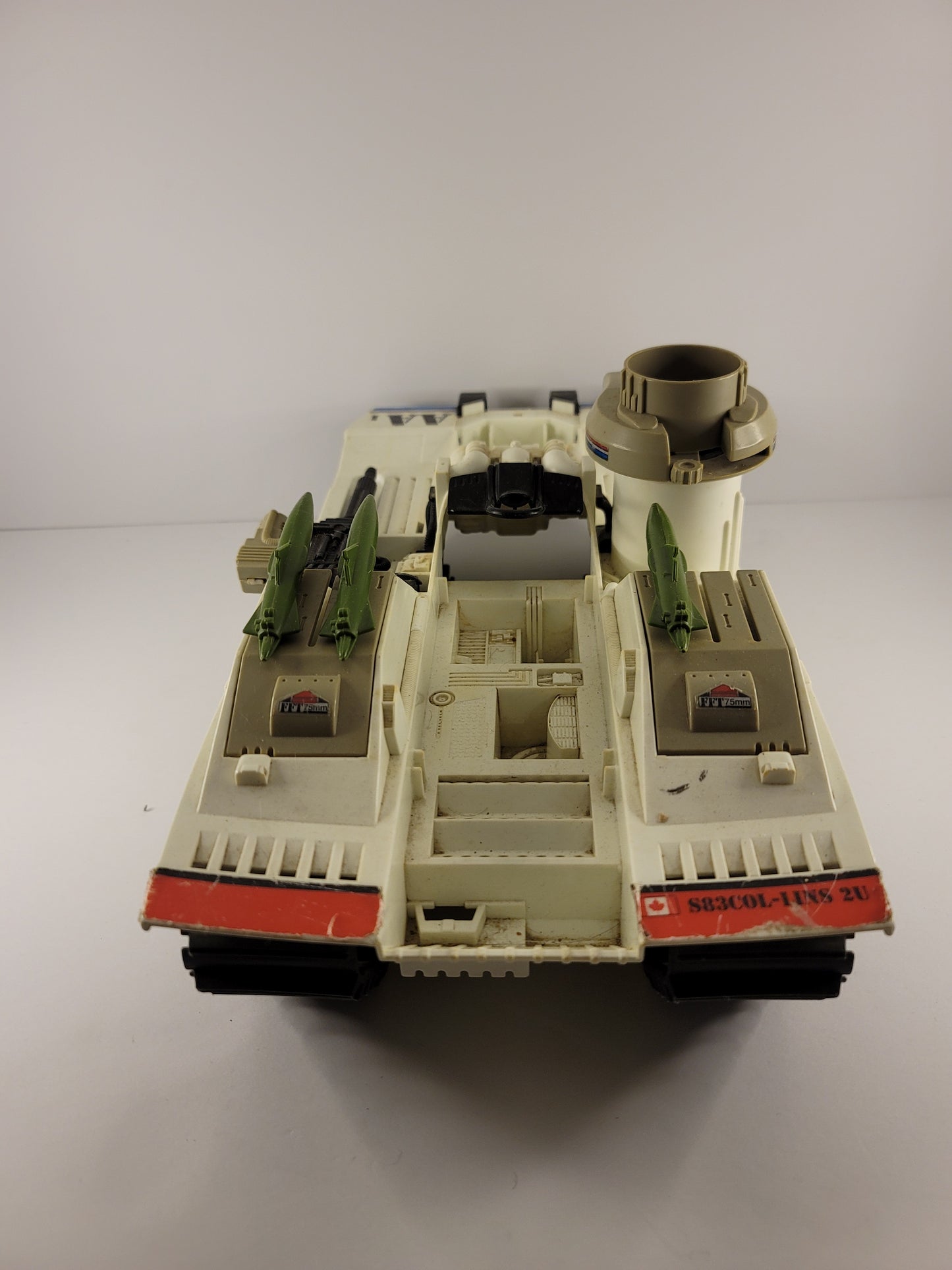 GI Joe Avalanche Snow Tank 1989 - Vintage - As Pictured - Canadian Variant