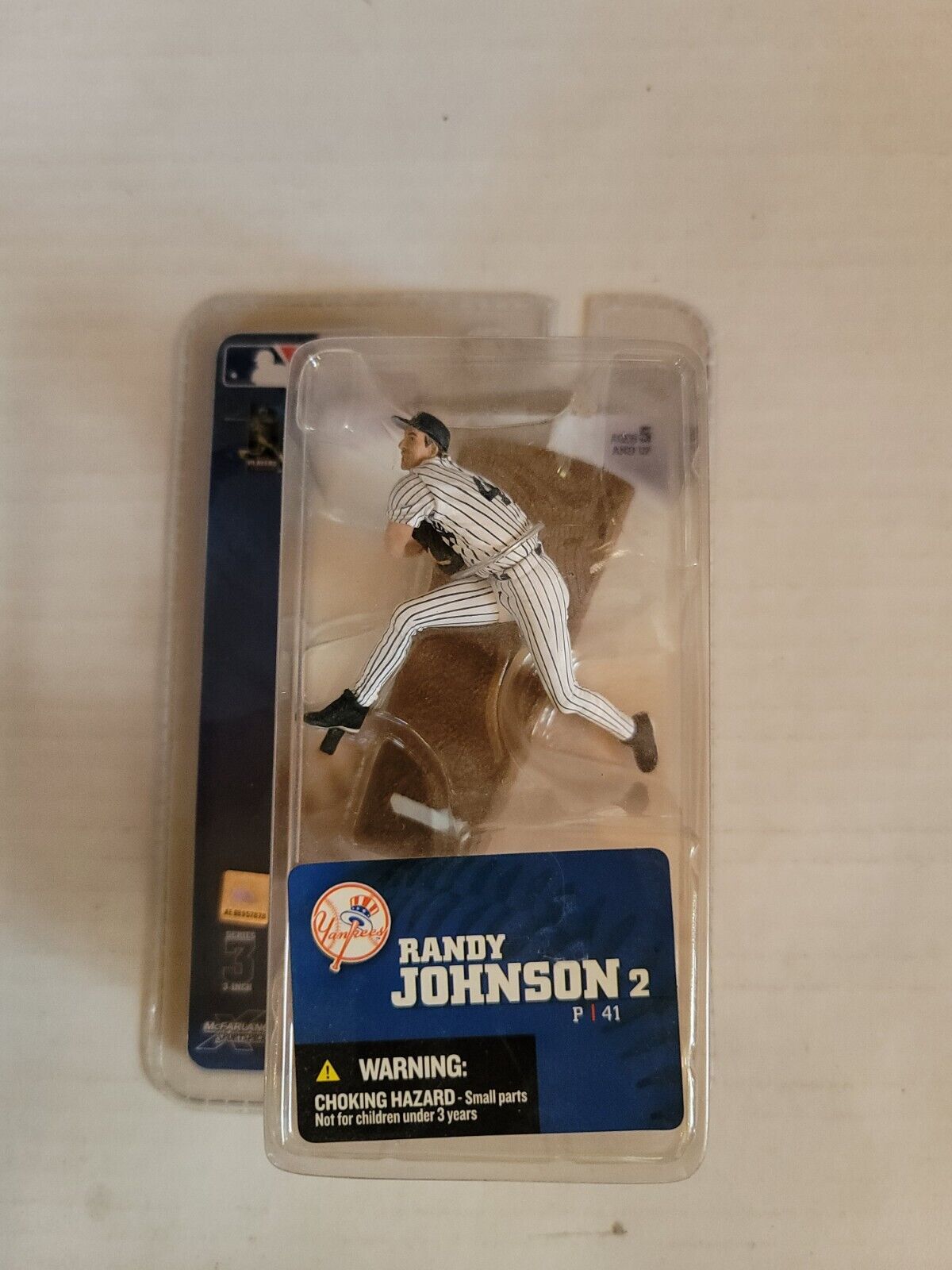 McFarlane's Sportspicks Series 3 Randy Johnson (New York Yankees) 3" - MLB